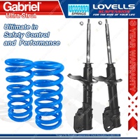 Front Raised HD Gabriel Ultra Shocks Lovells Springs for Nissan Pathfinder R50 I