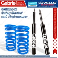 Front Super Low Gabriel Ultra Cartridge Shocks Lovells Springs for BMW 3 E30 320