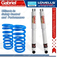 Rear Raised HD Gabriel Ultra PLUS Shocks Lovells Springs for Nissan Patrol GQ GU