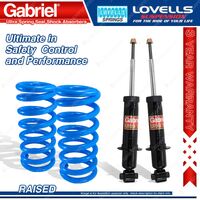 Front Raised HD Gabriel Ultra Spring Seat Shocks + Springs for Nissan Patrol Y62