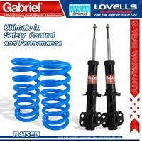 Front Raised Gabriel Ultra Spring Seat Shocks + Springs for Ford Territory SX SY