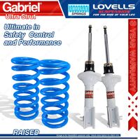 Front Raised Gabriel Ultra Strut Shocks + Springs for Land Rover Freelander LN