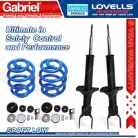 Front Sport Low Gabriel Extra Low Shocks+Coils for Ford Falcon Fairmont EA EB ED