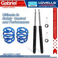 Front Sport Low Gabriel Shocks Lovells Coil for Toyota Corona ST141 RT142 Celica