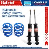 Front Super Low Gabriel Ultra Spring Seat Shocks + Springs for Honda Prelude BB