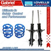 Front Super Low Gabriel Ultra Strut Shocks+Springs for Subaru Liberty Legacy BE