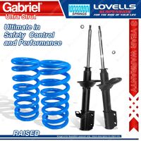 Rear Raised Gabriel Ultra Strut Shocks + Springs for Subaru Liberty Legacy BFB