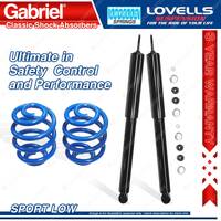 Rear Sport Low Gabriel Classic Shocks + Springs for Pontiac Firebird Trans AM