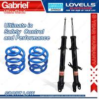 Rear Sport Low Gabriel Ultra Strut Shocks + Springs for Toyota Celica ST184