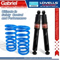 Rear STD Gabriel Ultra Shocks + Lovells Springs for Ford Falcon FG Sedan 08-14