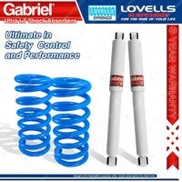 Rear STD Gabriel Ultra LT Shocks + Lovells Springs for Toyota Hiace RH20 221 223