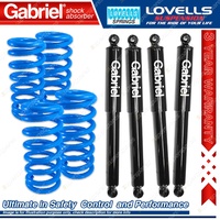 Front Rear Gabriel Ultra Shocks + Coil Springs for Toyota Crown MS111 112