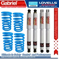 Front Rear Gabriel Ultra PLUS Shocks + Coil Springs for Nissan Patrol GQ Y60