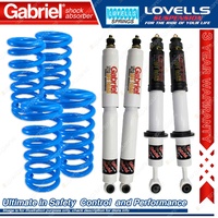 F+R Raised Gabriel Ultra Shocks Coil Springs for Prado GRJ KZJ KDJ RZJ120 LWB V6