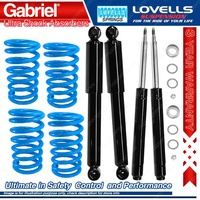 Front Rear HD STD Gabriel Ultra Shocks + Coil Springs for Hyundai Excel HA X1