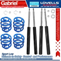 Front Rear Sport Low Gabriel Ultra Shocks + Coil Springs for Toyota MR2 SW20