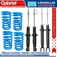 Front Rear HD STD Gabriel Ultra Shocks + Coil Springs for Nissan 300ZX Z32