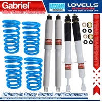 F + R STD Gabriel Ultra Shocks + Coil Springs for Prado GRJ KDJ150 KDJ155 V6