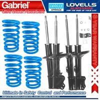 F + R Gabriel Ultra Shocks + Coil Springs for Toyota Corolla AE90 92 93 94 95