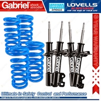 F + R Sport Low Gabriel Ultra Shocks + Coil Springs for Mazda MX-6 GD 4 Cyl