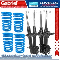 Front Rear Gabriel Ultra Shocks + Coil Springs for Ford Telstar AT AV 92-96