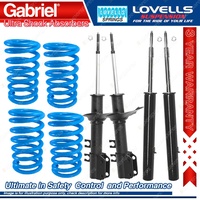 Front Rear HD STD Gabriel Ultra Shocks + Coil Springs for Suzuki Swift SF413