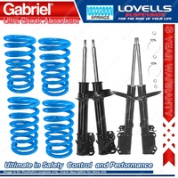 F + R Gabriel Ultra Shocks + Coil Springs for Holden Apollo JM JP 4 Cyl Sedan