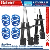 F + R Sport Low Gabriel Ultra Shock Coil Spring for Toyota Camry SDV VDV10 Wagon