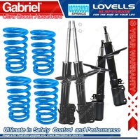 F + R Gabriel Ultra Shocks + Coil Springs for Lexus ES300 VCV10R fixed seat