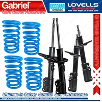 Front Rear Gabriel Ultra Shocks + Coil Springs for Toyota Avalon MCX10 I II