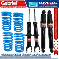 Front Rear Gabriel Ultra Shocks + Coil Springs for Ford Falcon BA BF 02-07