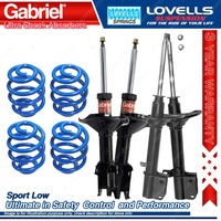 F + R Sport Low Gabriel Ultra Shocks + Coil Springs for Subaru Impreza GC GF