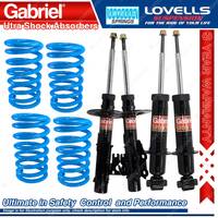 Front Rear STD Gabriel Ultra Shocks+Lovells Springs for Nissan Patrol Y62 13-on