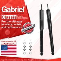 2 x Rear Gabriel Classic Shocks for Chevrolet Camaro inc. single leaf rear 67-69