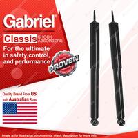 2 x Rear Gabriel Classic Shock Absorbers for Fiat 124 Sedan Coupe 67-76