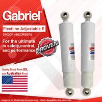 Rear Gabriel Fleetline Adjustable HD Truck Shocks for Toyota Dyna HU15 82-on