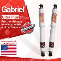 2 x Front Gabriel Ultra Plus 50mm Raised Shocks for Nissan Patrol GQ Y60 GU Y61