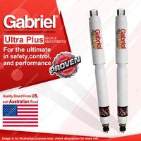 2 Rear Gabriel Ultra Plus OE & 50mm Raised Shock Absorbers for Ford Maverick DA