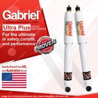 2 x Rear Gabriel Ultra Plus OE 40mm Raised Shocks for Isuzu MU-X UCS85 UCR85