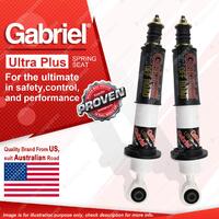 Front Gabriel Ultra Plus Spring Seat Shocks for Nissan Navara D23 NP300 D40