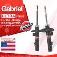 Front Gabriel Ultra Strut Shock Absorbers for Peugeot 207 07-14 51mm diam strut