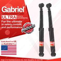 2 x Rear Gabriel Ultra Shock Absorbers for Peugeot 206 CC Convertible 10/01-6/07