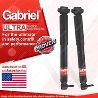 2 x Rear Gabriel Ultra Shock Absorbers for Peugeot 208 Hatch excl GTi 10/12-On