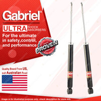 2 x Rear Gabriel Ultra Gas Shock Absorbers for Mitsubishi Mirage LA LB 13-15