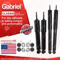 Gabriel Front + Rear Classic Shock Absorbers for Fiat 124 Sedan Coupe 67-76