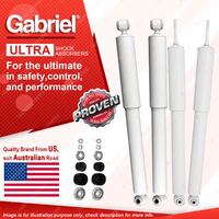 Gabriel Front + Rear Ultra LT Shock Absorbers for Holden GMH Rodeo KB4 KBD4