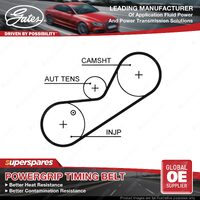 Gates Injection Pump Powergrip Timing Belt for Land Rover Freelander L314 2.0L