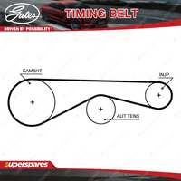 Gates PowerGrip Timing Belt for Jaguar XF X250 XJ X351 3.0L 177KW 202KW