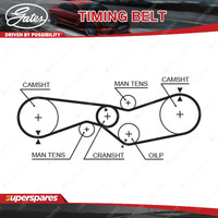 Gates PowerGrip Timing Belt for Daihatsu Charade G102 G100 G101 G11 G30 Hijet