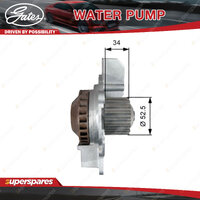 Gates Water Pump for Citroen C4 Picasso UD C5 RD TD DS4 NX DS5 2.0L 120KW